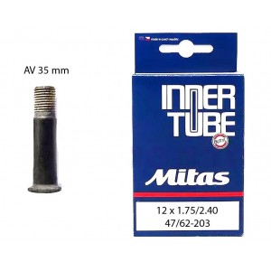 Велосипедная камера 12X1,75/2,40 AV40 Mitas (DK120015)