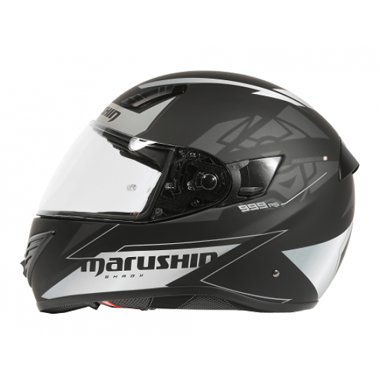 Marushin 999 RS Comfort Shaox BlackSilver Mотошлем