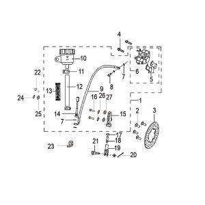 Тормозные колодки задние Speed125 (55120J00P000)