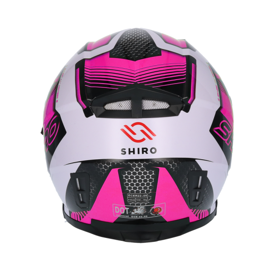 Shiro SH-881 SV Motegi II FLUOR PINK Mотошлем Shiro SH-881 SV Motegi II FLUOR PINK Mотошлем