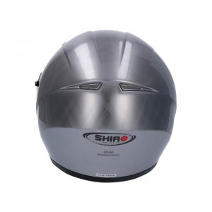 Shiro SH-600 Scratched Chrome Mотошлем
