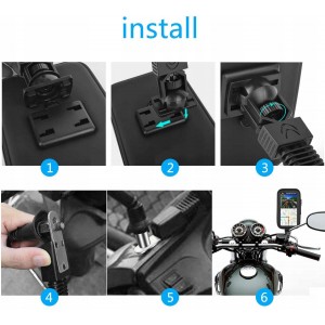 Держатель для телефона  (с защитой от солнца) 5,5“ Waterproof