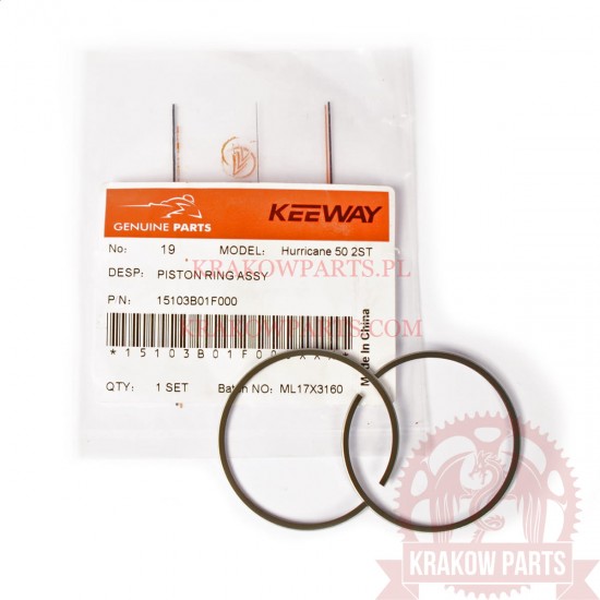 Поршневое кольцо F-ACT EVO 50 2T (15103B01F000)