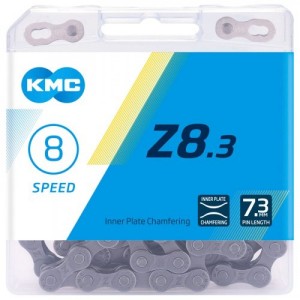 Цепь KMC Z8.3 Серая, 8 ск. 114 Links (DDGR2219)