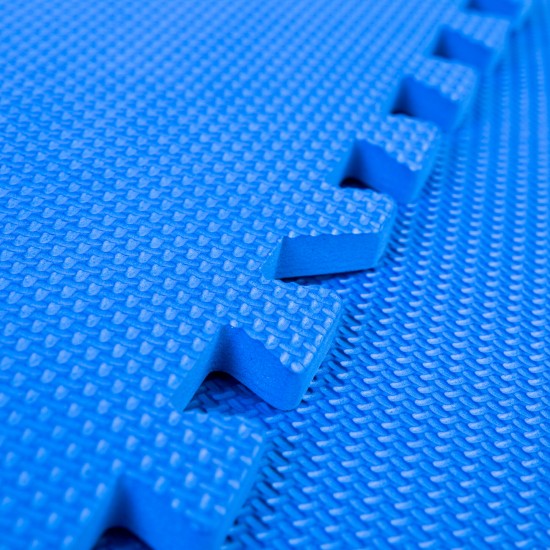 Scrab puzzle (921023) Fitnesa paklājs (zils) 4 gab. Spokey