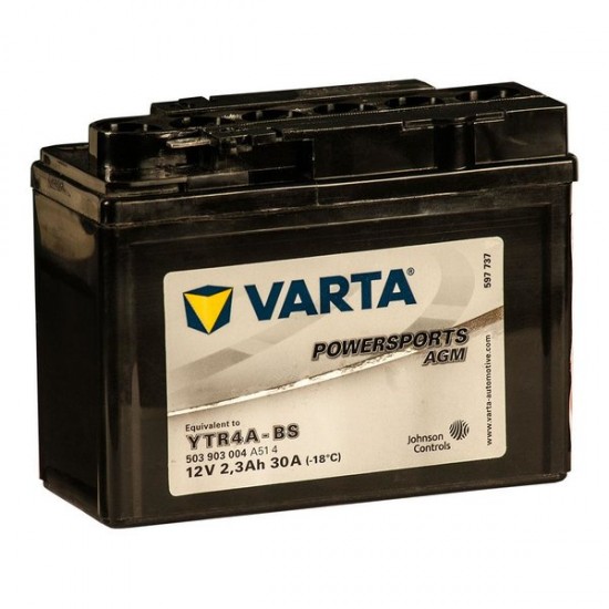 Akumulators Varta AGM YTR4A-BS 12V 2.3 Ah