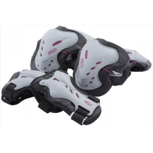 Fila FP Gears (Сер.Чёрн.Розов.) Комплект защиты Fila FP Gears (Сер.Чёрн.Розов.) Комплект защиты
