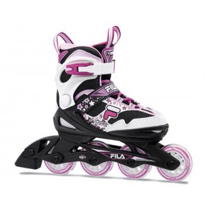 Fila J-One G (Чёрн.Бел.Розов.) Роликовые коньки