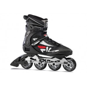 Fila Legacy Pro 80 (Чёрн.Сер.Красн.) Роликовые коньки