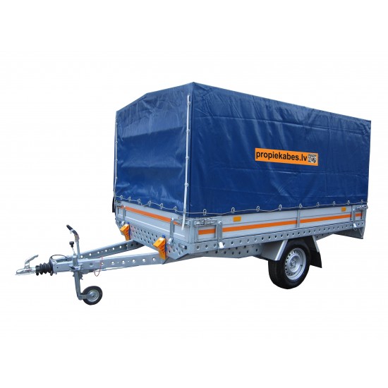HP1 Syland piekabe ar tentu (306/186/120) 1300kg Lafete HP1 Syland piekabe ar tentu (306/186/120) 1300kg Lafete