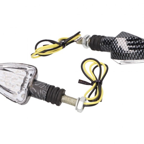 Компл. поворотников  M10 LED Black Mini short