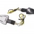 Компл. поворотников  M10 LED Black Mini short