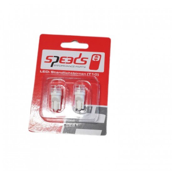 Лампочка LED T10 Speeds син.