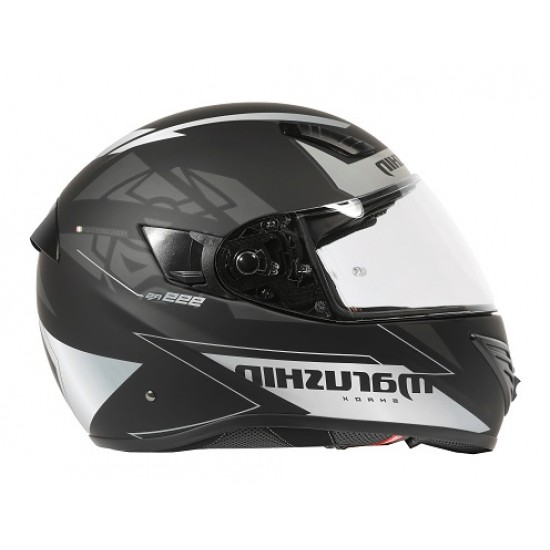 Marushin 999 RS Comfort Shaox BlackSilver Mотошлем