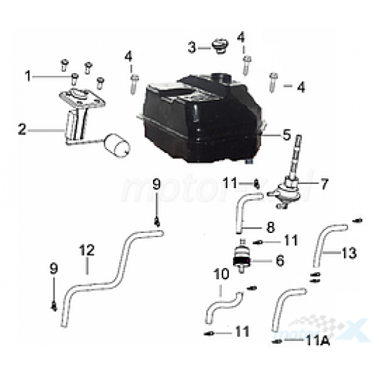 Degvielsas filtrs 7mm (50340G120002)