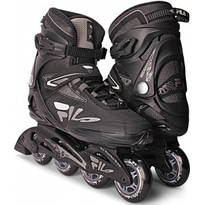 Fila Legacy Comp 80 (Чёрн.Серый) Роликовые коньки